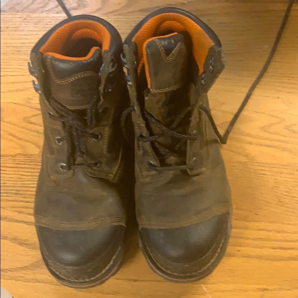Timberland work shoes steel toe